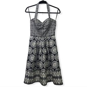 White house black market halter dress